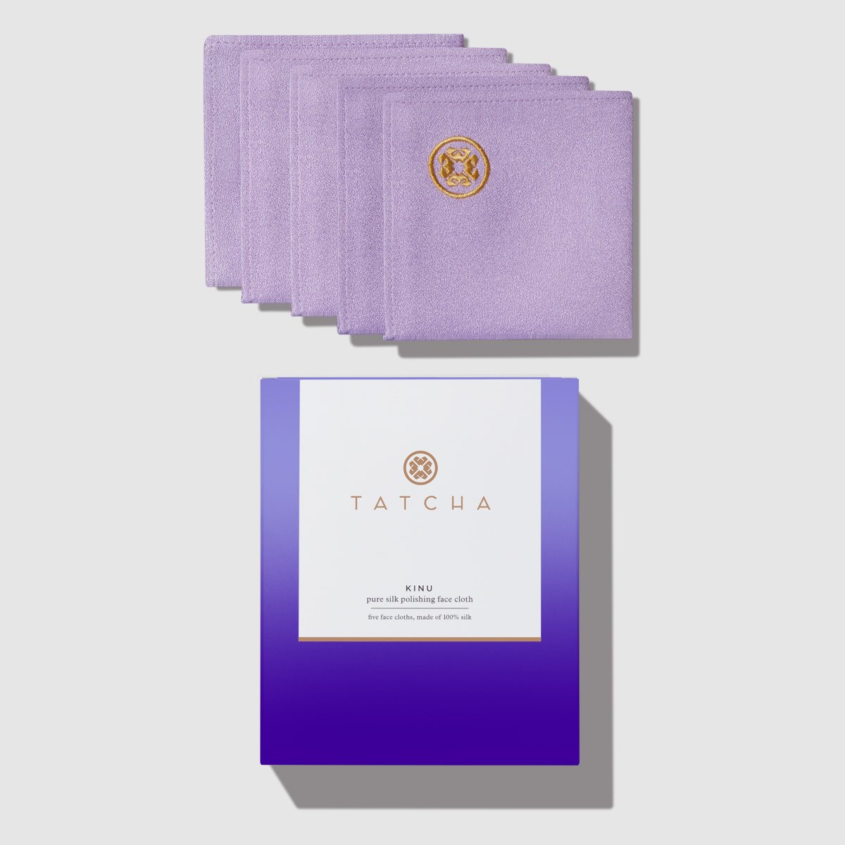 Kinu Pure Silk Polishing Face Cloth Facial Polish for A Range of Skin Types and Radiance Support