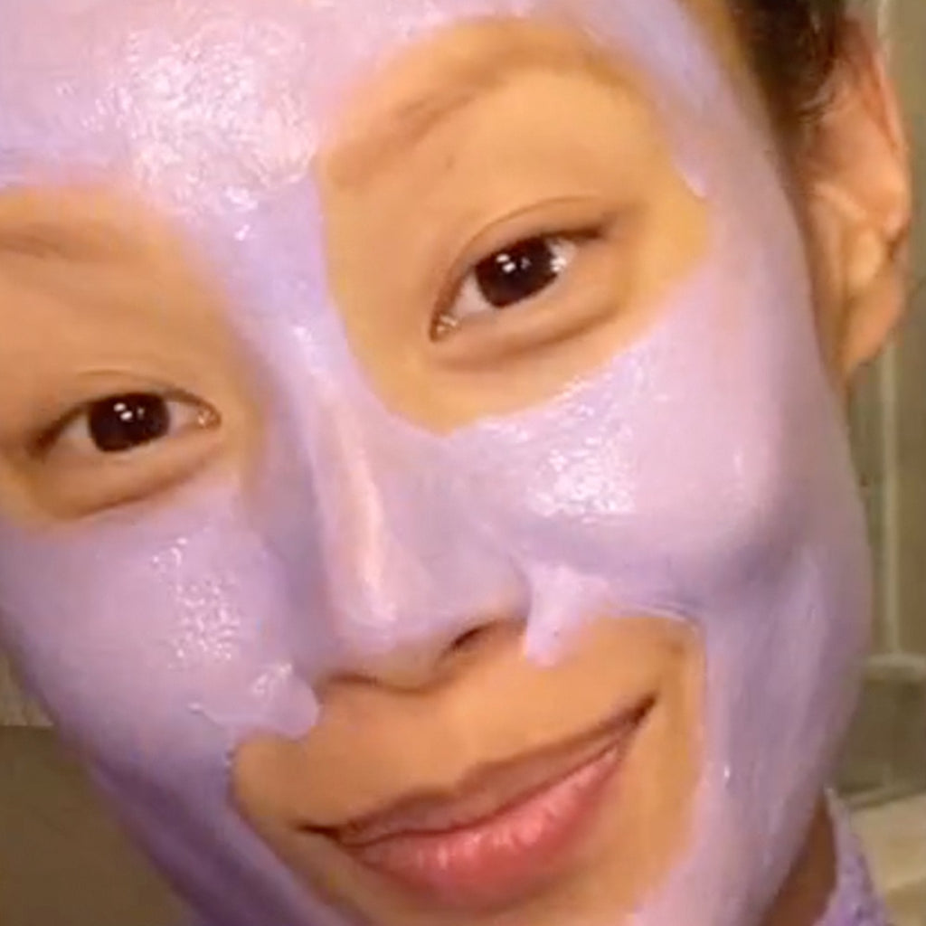 Violet C Radiance Mask Face Mask for Daily Skin Care and Uneven Looking Tone